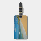 VS, Hawaii, Molokai Island, Drie-chillen strand Bagagelabel (Voorkant verticaal)