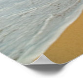 VS, Hawaii, Molokai Island, Drie-mijlpalen strand Poster (Hoek)