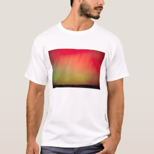 VS, Idaho. Aurora borealis, noorderlicht om 2 uur T-shirt