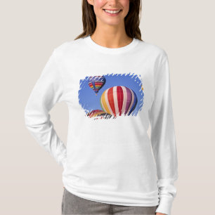 VS, Idaho, Teton Valley. Kleurrijke hete lucht T-shirt
