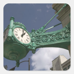 VS, Illinois, Chicago: The Loop: North State Vierkante Sticker