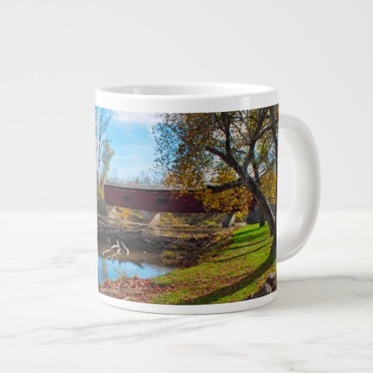 VS, Indiana, Cataract Herfst State Recreation Extra Grote Mok (Voorkant rechts)