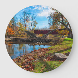 VS, Indiana, Cataract Herfst State Recreation Grote Klok