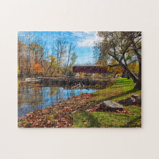 VS, Indiana, Cataract Herfst State Recreation Legpuzzel (Horizontaal)