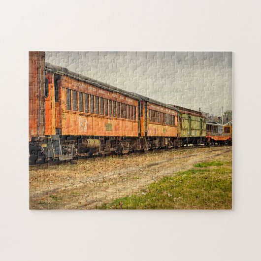 VS, Indiana. Het Noord-Mudson Railroad Museum Legpuzzel (Horizontaal)