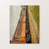 VS, Indiana. Het Noord-Mudson Railroad Museum Legpuzzel (Verticaal)