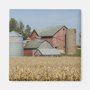 VS, IOWA, Froelich: Oude boerderij Magneet