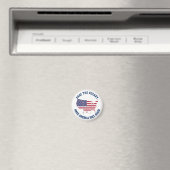 VS KAART AMERIKAANSE VLAG HEILIGE ROZENKRANS MAGNEET (Insitu (Vaatwasser))