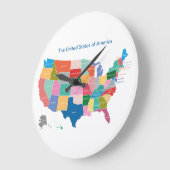 VS-kaart op klok (Hoek)