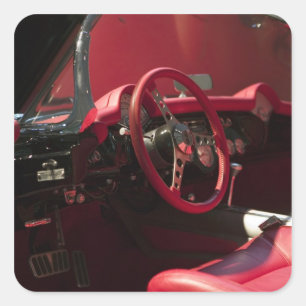 VS, Kentucky, Bowling Green: National Corvette Vierkante Sticker