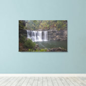 VS - Kentucky. Cumberland-Herfsten op de Canvas Afdruk (Insitu (Houten vloer))
