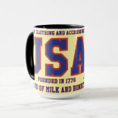 VS land voor melk en honing Mok (Voorkant links)