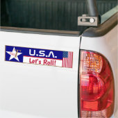 VS Laten we Roll! Bumpersticker (Op Truck)