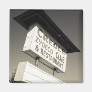 VS, Louisiana, Henderson. Creool Zydeco-muziek Magneet