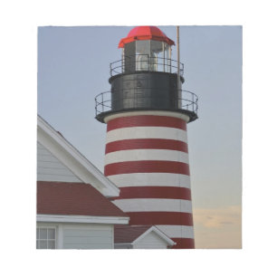 VS, Maine, Lubec. West Quoddy Head Lighthouse, Notitieblok
