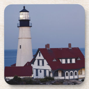 VS, Maine, Portland, Cape Elizabeth, Vuurtoren Drankjes Onderzetter