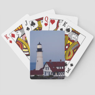 VS, Maine, Portland, Cape Elizabeth, Vuurtoren Pokerkaarten