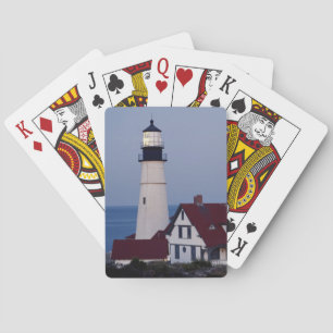 VS, Maine, Portland, Cape Elizabeth, Vuurtoren Pokerkaarten