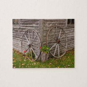 VS, Maine. Wagonwielen Legpuzzel