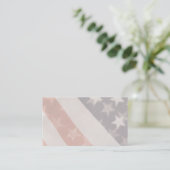 VS markeert transparant visitekaartje (Staand voorkant)