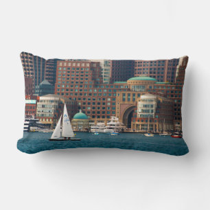VS, Massachusetts. Boston Waterfront Skyline 2 Kussen