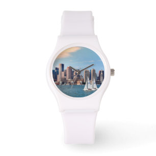 VS, Massachusetts. Boston Waterfront Skyline 3 Horloge