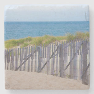 VS, Massachusetts. Duinen en pad Stenen Onderzetter