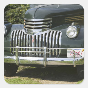 VS, MASSACHUSETTS, Martha's Vineyard: West 5 Vierkante Sticker