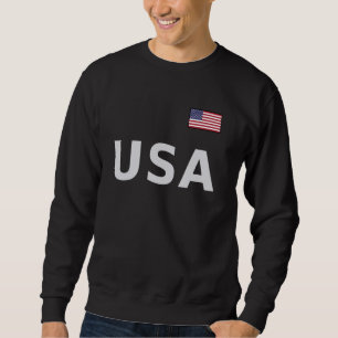 VS met Amerikaanse vlag op de borst - US FLAG 4th Trui