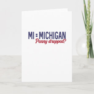 VS - MI = Michigan Not Minnesota Confusie Kaart