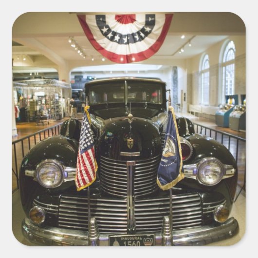 VS, Michigan, Dearborn: het Henry Ford Museum, Vierkante Sticker (Voorkant)