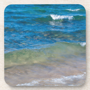 VS, Michigan. Duidelijke wateren van het superieur Bier Onderzetter