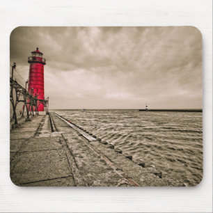 VS, Michigan, Grand Haven-vuurtoren Muismat