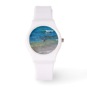 VS, Michigan. Helder water van Lake Superior Horloge