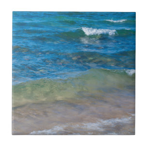 VS, Michigan. Helder water van Lake Superior Tegeltje
