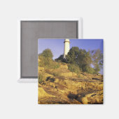 VS, Michigan, Lake Huron. Pointe Aux Barques Magneet (Voorkant / Achterkant)