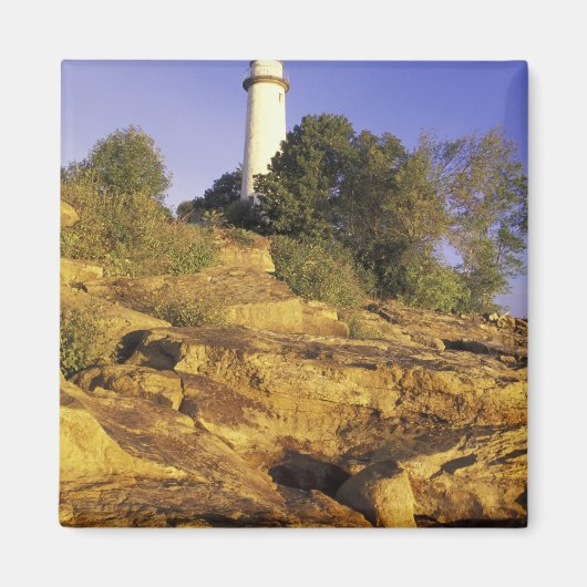 VS, Michigan, Lake Huron. Pointe Aux Barques Magneet (Voorkant)