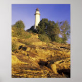 VS, Michigan, Lake Huron. Pointe Aux Barques Poster (Voorkant)