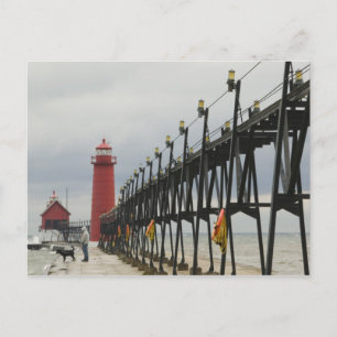 VS, Michigan, Lake Michigan Shore, Grand Haven: Briefkaart