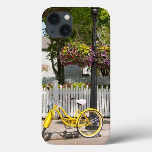 VS, Michigan, Mackinac Island. Yellow Bike Case-Mate iPhone Case (Achterkant)