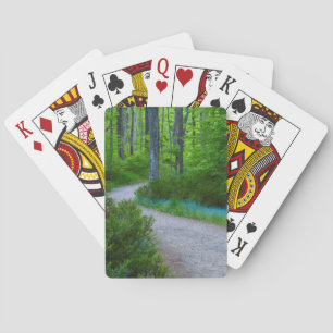 VS, Michigan. Pad door het bos Pokerkaarten