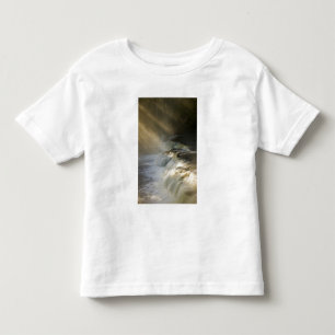 VS, Michigan, Upper Peninsula. Zonnestralen op Kinder Shirts