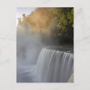 VS, Michigan, Upper Peninsula. Zonsopgang in de he Briefkaart