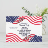 VS militair Bootcamp gaat weg van uitnodiging (Staand voorkant)