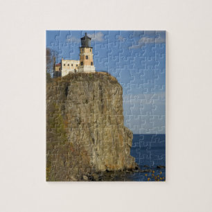 VS, Minnesota. Split Rock Lighthouse aan Lake Legpuzzel