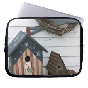 VS, Missouri, Herman: Patriottische vogelhuisjes, Laptop Sleeve