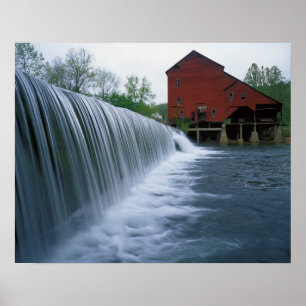 VS, Missouri, Ozark County, Rockbridge Mill Poster