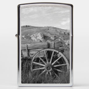 VS, Montana, Bannack State Park Oude wagen gemaakt