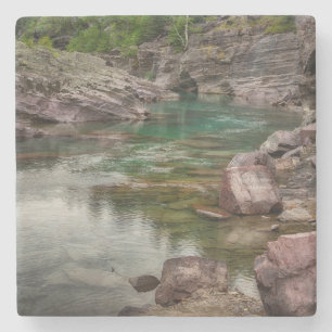 VS, Montana, Glacier National Park 2 Stenen Onderzetter