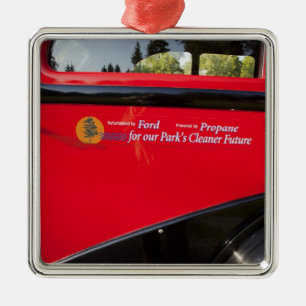 VS, Montana, Glacier National Park, Antiek Metalen Ornament